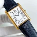 TANK SOLO QUARTZ GOLD CASE CALF SKIN - Image 11