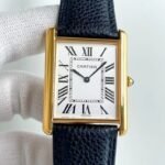 TANK SOLO QUARTZ GOLD CASE CALF SKIN - Image 12