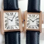 TANK SOLO QUARTZ DIAMOND BEZEL CALF SKIN - Image 8
