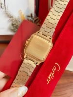 SANTOS LADY 35MM QUARTZ 35MM GOLD DIAMOND - Image 6