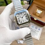SANTOS 38MM STAINLESS STEEL AUTOMATIC - Image 4