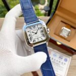 SANTOS 38MM STEEL AUTOMATIC LEATHER - Image 3
