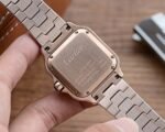 SANTOS LADY 35MM QUARTZ 35MM ROSE GOLD DIAMOND - Image 7