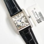 TANK MC LADIES SECOND TIME STEEL CASE DIAMOND BEZEL - Image 3