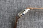 SANTOS 34MM STEEL CASE BROWN LEATHER - Image 5