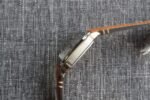 SANTOS 34MM STEEL CASE BROWN LEATHER - Image 6