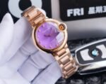 BALLON BLEU 33MM ROSE GOLD PURPLE DIAL - Image 13
