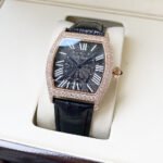 TORTUE 40MM DIAMOND BEZEL LEATHER STRAP - Image 2