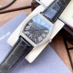 TORTUE 40MM DIAMOND BEZEL LEATHER STRAP - Image 6