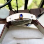 TORTUE 40MM DIAMOND BEZEL LEATHER STRAP - Image 7