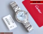 BALLON BLEU 33MM STEEL ICE BLUE DIAL DIAMOND BEZEL - Image 2
