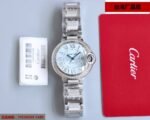 BALLON BLEU 33MM STEEL ICE BLUE DIAL DIAMOND BEZEL - Image 9