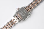 PANTHERE DE CARTIE 22MM QUARTZ ROSE GOLD STEEL WHITE DIAL - Image 7