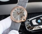 BALLON BLANC 33MM AUTOMATIC ROSE GOLD ARABIC NUMERALS - Image 13