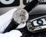 BALLON BLANC 33MM AUTOMATIC STEEL CASE ARABIC NUMERALS - Image 6