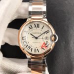 BALLON BLEU DATE 42 TWO TONE PINK GOLD SILVER WHITE DIAL - Image 18