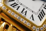 PANTHERE 27MM GOLD CASE DIAMOND BEZEL WHITE DIAL - Image 4