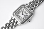 PANTHERE 27MM SILVER CASE DIAMOND BEZEL WHITE DIAL - Image 11
