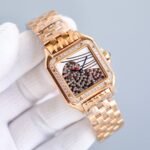 PANTHERE 27MM PINK GOLD CASE DIAMOND BEZEL DIAMOND DIAL - Image 4