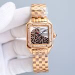 PANTHERE 27MM PINK GOLD CASE DIAMOND BEZEL DIAMOND DIAL - Image 5