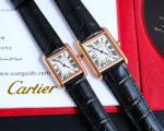 TANK MUST SMALL PINK GOLD LEATHER STRAP WHITE DIAL - Image 2