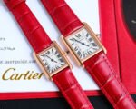 TANK MUST SMALL PINK GOLD LEATHER STRAP WHITE DIAL - Image 9