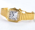 SANTOS LADY 35.1MM AUTOMATIC GOLD DIAMOND BEZEL - Image 11
