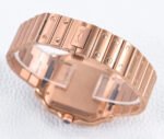 SANTOS LADY 35.1MM AUTOMATIC PINK GOLD DIAMOND BEZEL - Image 9