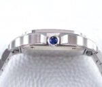 SANTOS LADY 35.1MM AUTOMATIC SILVER DIAMOND BEZEL - Image 5