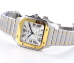 SANTOS LADY 35.1MM AUTOMATIC GOLD STEEL - Image 3