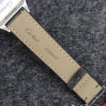 SANTOS DUMONT LADY SILVER CASE LEATHER STRAP - Image 8