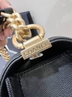 BOY BAG MEDIUM 25 BLACK CAVIAR GOLD HARDWARE - Image 3