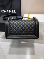 BOY BAG MEDIUM 25 BLACK CAVIAR RUTHENIUM HARDWARE - Image 5