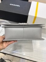 BOY BAG MEDIUM 25 GREY CAVIAR RUTHENIUM HARDWARE - Image 14