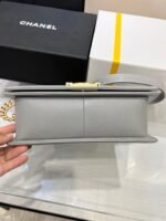 BOY BAG MEDIUM 25 GREY CAVIAR GOLD HARDWARE - Image 15
