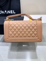BOY BAG MEDIUM 25 BROWN CAVIAR GOLD HARDWARE - Image 16