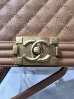BOY BAG MEDIUM 25 BROWN CAVIAR GOLD HARDWARE - Image 8
