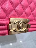 BOY BAG MEDIUM 25 RED CAVIAR GOLD HARDWARE - Image 12