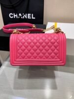 BOY BAG MEDIUM 25 RED CAVIAR GOLD HARDWARE - Image 15