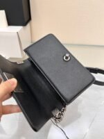 BOY BAG SMALL 20 BLACK CHEVRON CAVIAR RUTHENIUM HARDWARE - Image 10