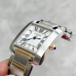 TANK FRANCAISE 28 GOLD STEEL WHITE DIAL - Image 11