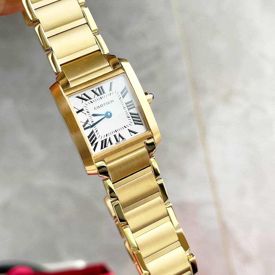 13344677829552934 TANK FRANCAISE GOLD WHITE DIAL - Image 1