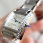 TANK FRANCAISE 20 STEEL DIAMOND BEZEL WHITE DIAL - Image 11