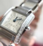 TANK FRANCAISE 20 STEEL DIAMOND BEZEL WHITE DIAL - Image 12