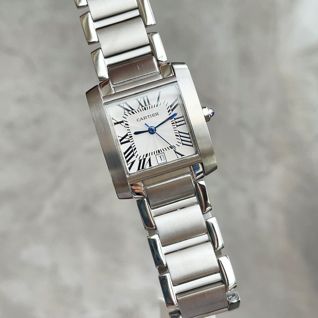 13344678069143943 TANK FRANCAISE STEEL WHITE DIAL - Image 1