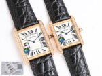 TANK SOLO PINK GOLD DIAMOND BEZEL CROCODILE LEATHER - Image 2