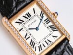 TANK SOLO PINK GOLD DIAMOND BEZEL CROCODILE LEATHER - Image 3
