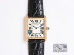 TANK SOLO PINK GOLD DIAMOND BEZEL CROCODILE LEATHER - Image 10