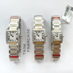TANK FRANCAISE GOLD STEEL DIAMOND BEZEL WHITE DIAL - Image 4