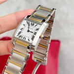TANK FRANCAISE 25 GOLD STEEL WHITE DIAL - Image 5